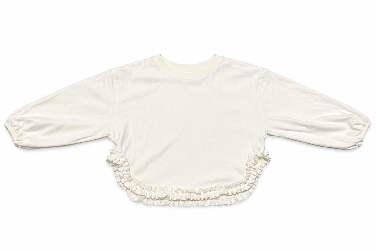 Blouse Dentelle Écrue
