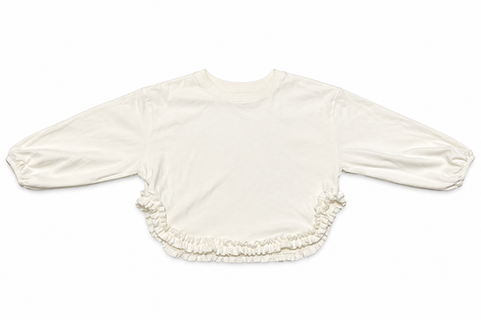 Blouse Dentelle Écrue