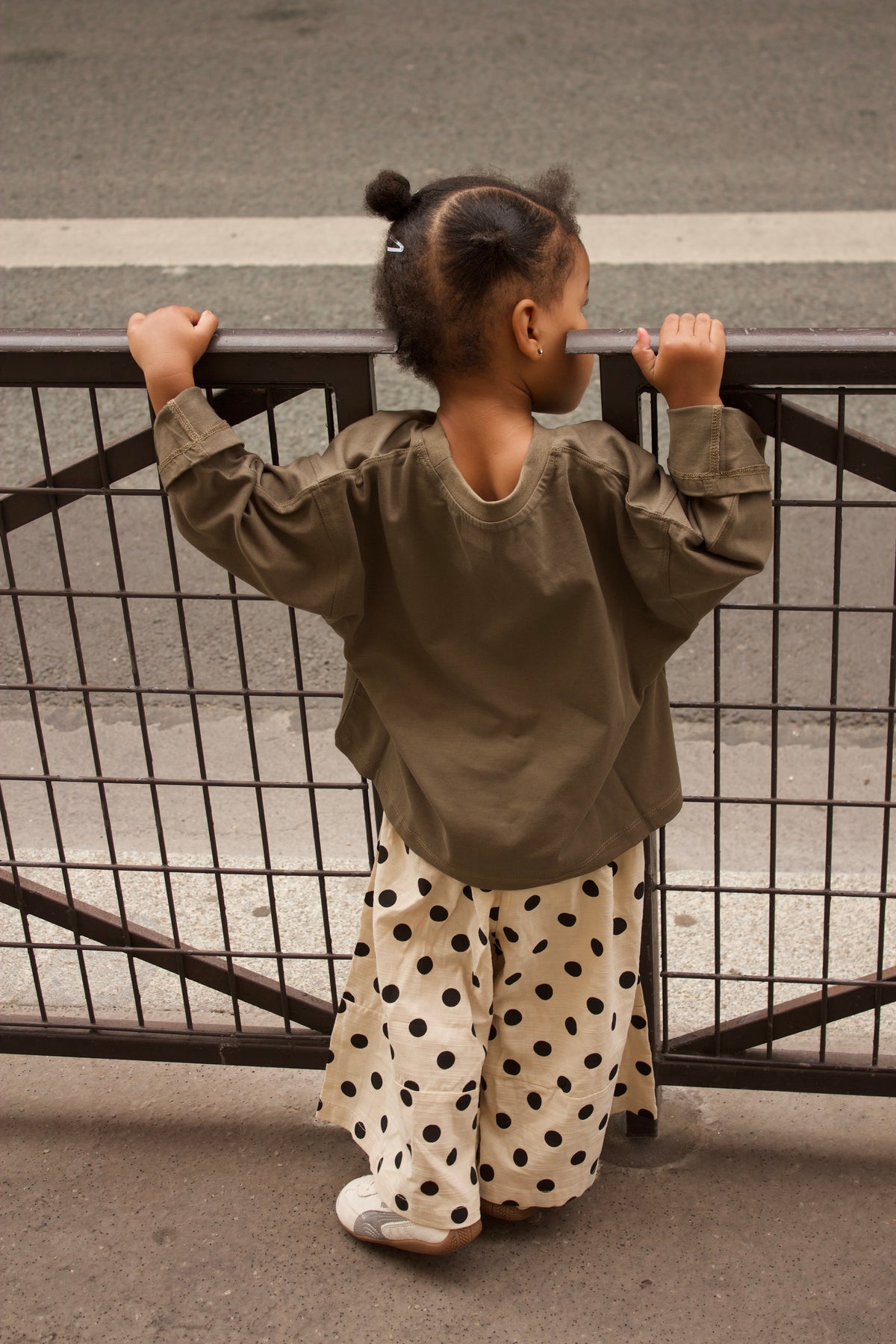 Long Sleeve Col Drapé Oversize Unisexe